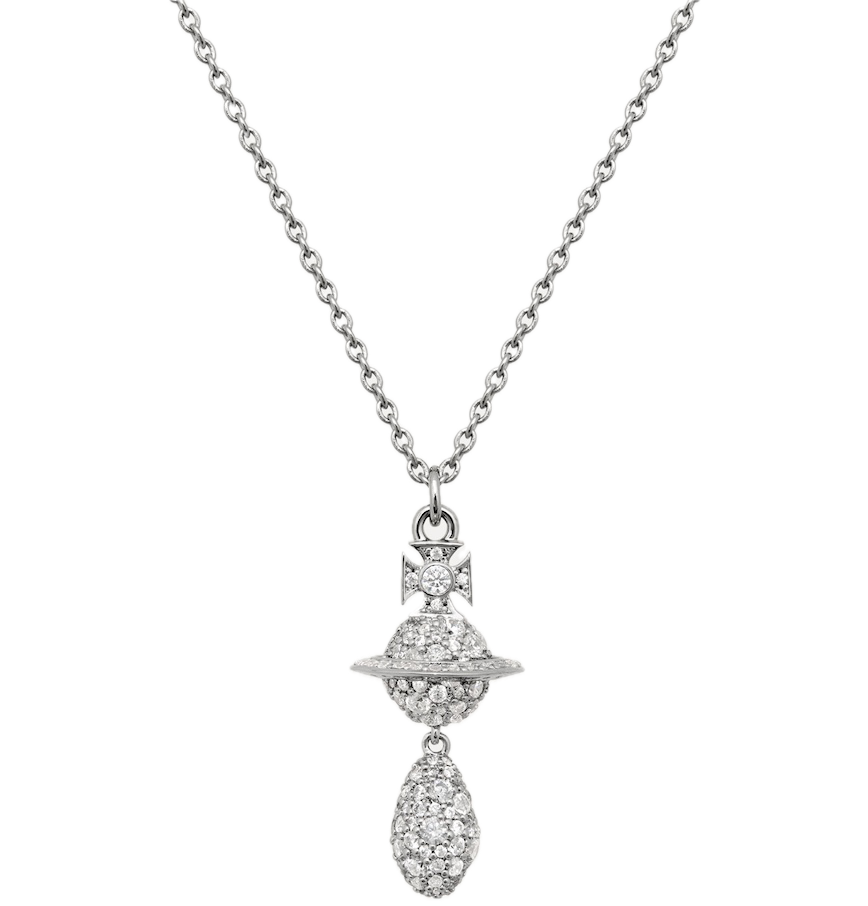  Vòng Cổ Nữ Vivienne Westwood Circe Orb 'White' 