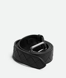  Thắt Lưng Nam Bottega Veneta Intrecciato Belt 'Black' 