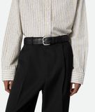  Thắt Lưng Nam Bottega Veneta Intrecciato Belt 'Black' 