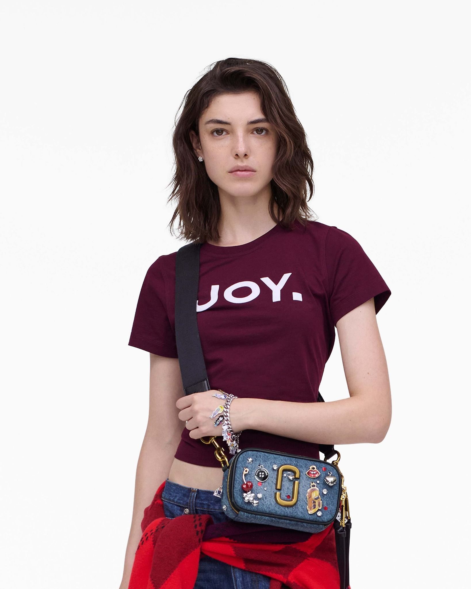  Túi Marc Jacobs Trinket Charm Denim Snapshot 'Denim' 