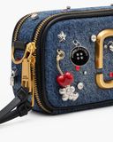  Túi Marc Jacobs Trinket Charm Denim Snapshot 'Denim' 