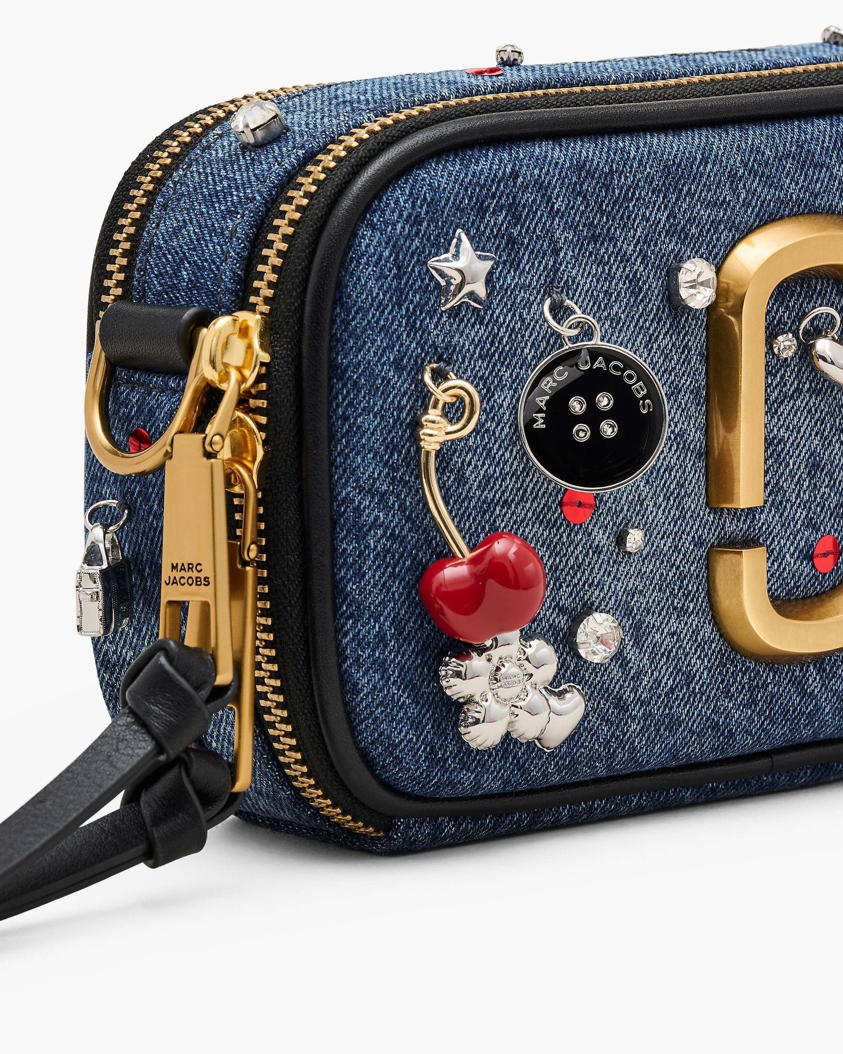  Túi Marc Jacobs Trinket Charm Denim Snapshot 'Denim' 
