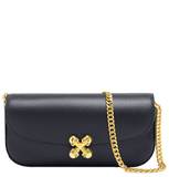  Túi Nữ Alexander McQueen Small Skull Flower Bag 'Black' 
