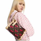  Túi Nữ Louis Vuitton LV x TM Side Trunk MM Bag 'Cherry Coated' 