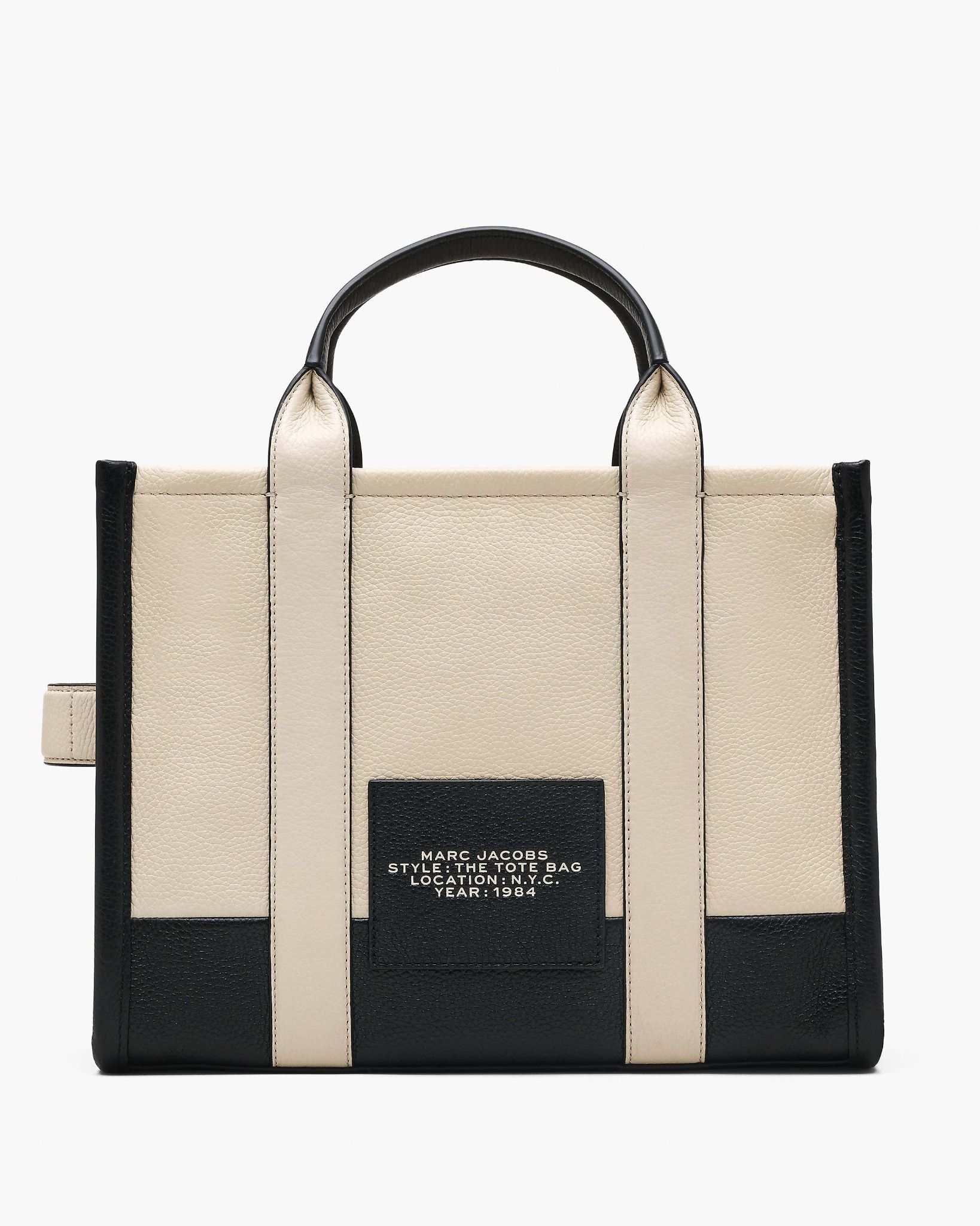  Túi Nữ Marc Jacobs Colorblock Medium Tote Bag 'Ivory' 