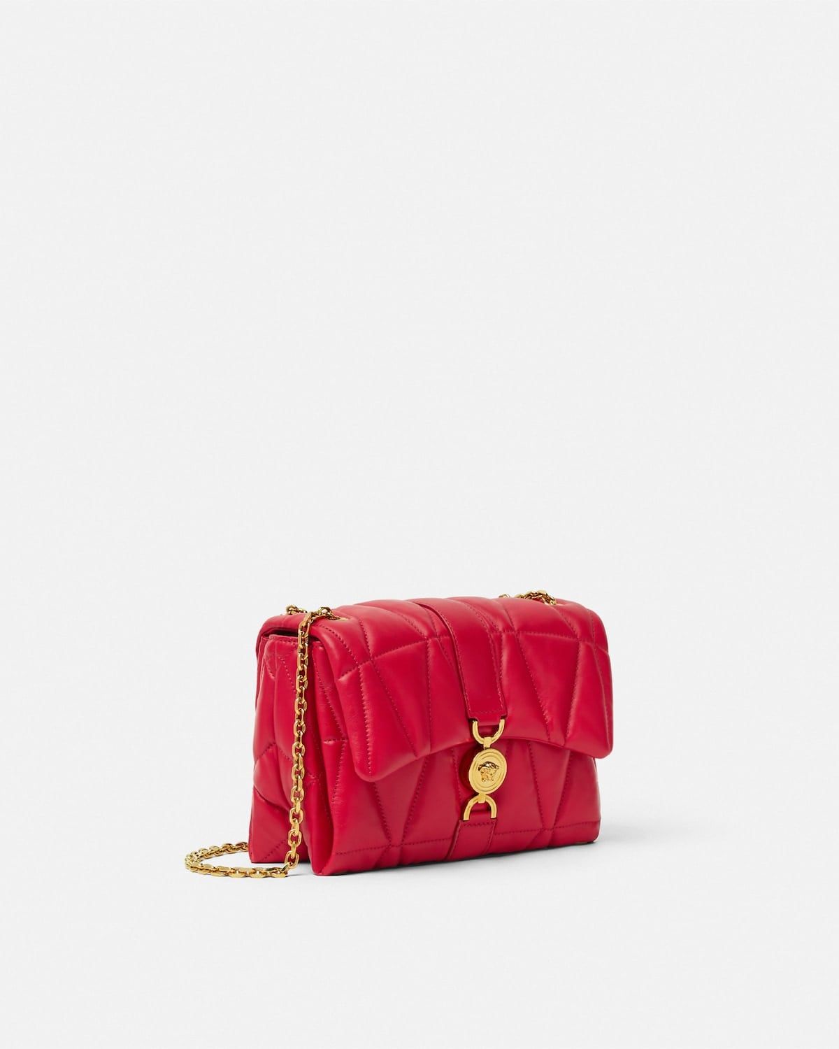  Túi Nữ Versace Kleio Quilted Shoulder Bag 'Red' 