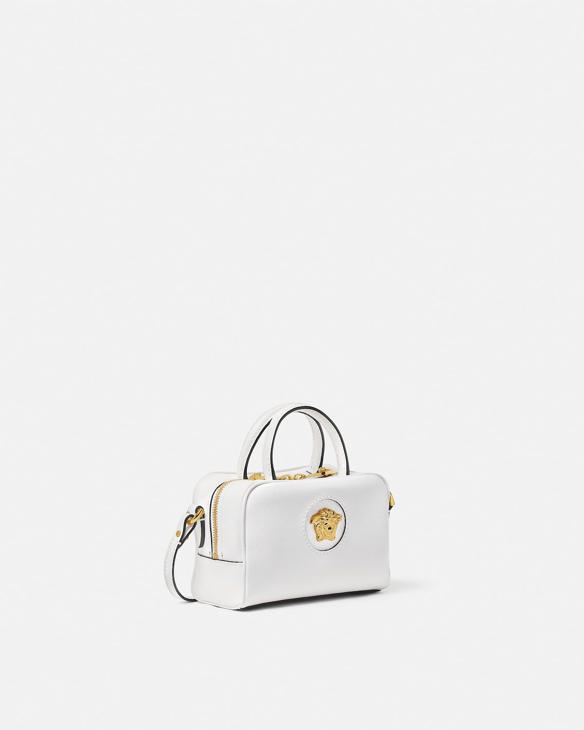  Túi Nữ Versace La Medusa Mini Boston Bag 'White' 