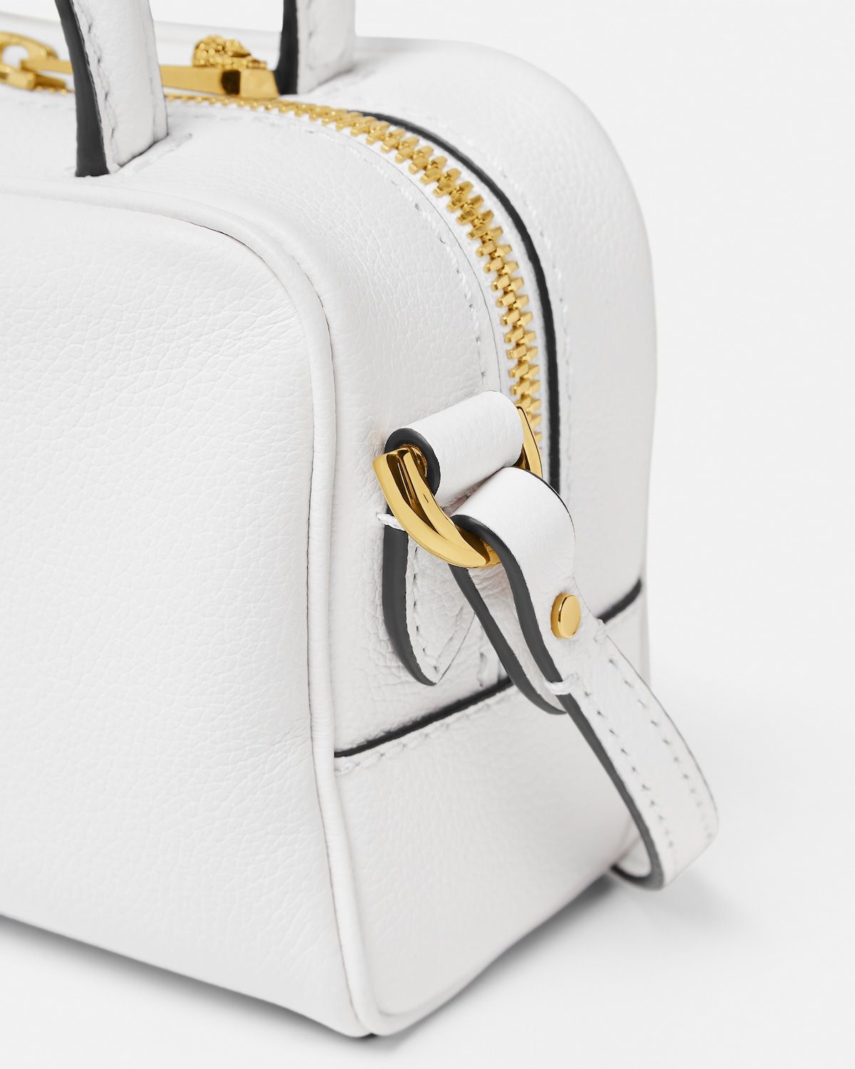  Túi Nữ Versace La Medusa Mini Boston Bag 'White' 