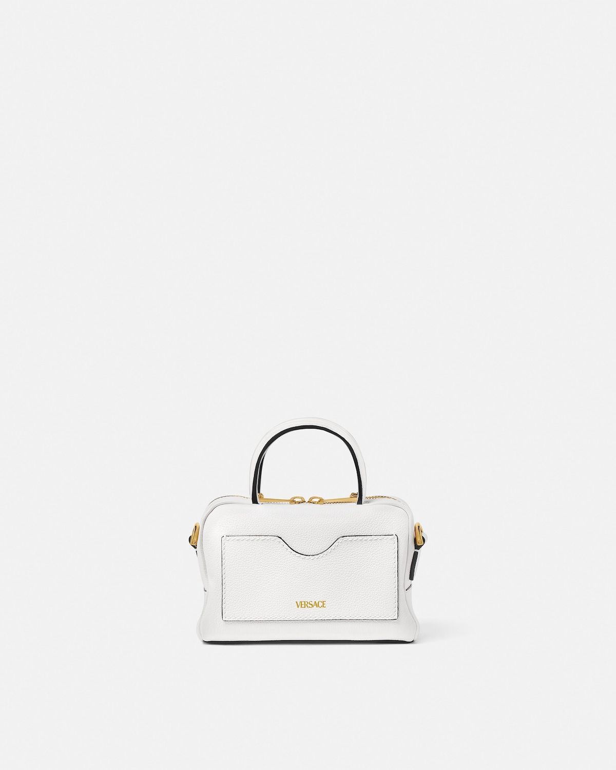 Túi Nữ Versace La Medusa Mini Boston Bag 'White' 