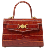  Túi Nữ Versace Medusa 95 Small Top Handle 'Brown' 
