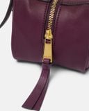  Túi Nữ Versace Tag Nappa Bowling Bag 'Burgundy' 
