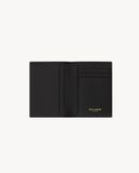  Ví Saint Laurent Tiny Cassandre Credit Card Wallet 'Black' 