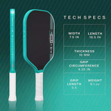  Vợt Pickleball Joola Perseus Pro IV Riptide Limited Edition 'Tiffany' 