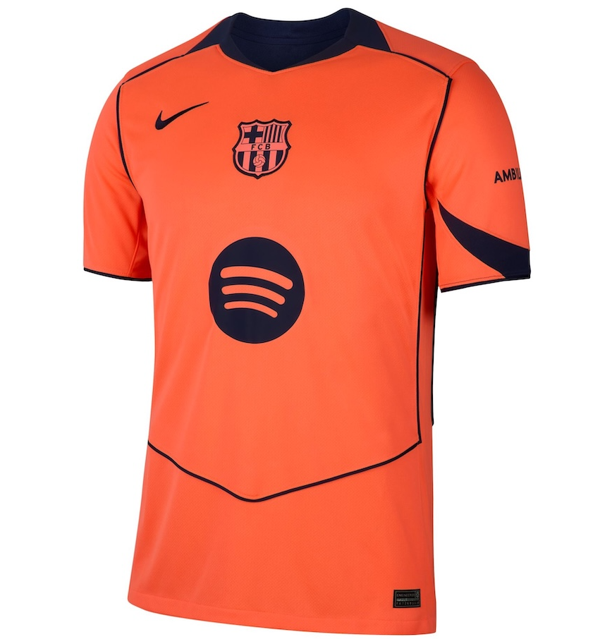  Áo Nike FC Barcelona 2025/26 'Orange' 
