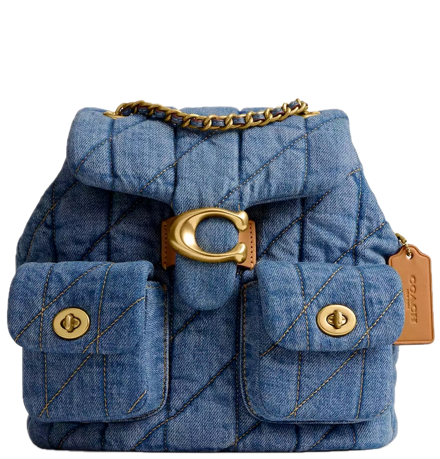  Balo Nữ Coach Tabby Backpack 'Indigo' 