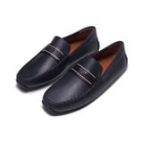  Giày Nam Bally Moccasin Leather 'Navy' 