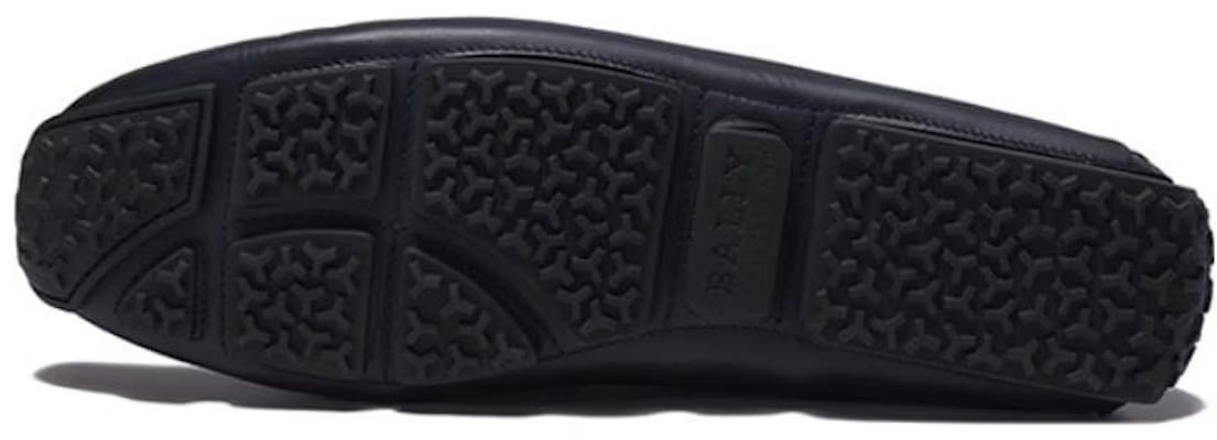  Giày Nam Bally Moccasin Leather 'Navy' 
