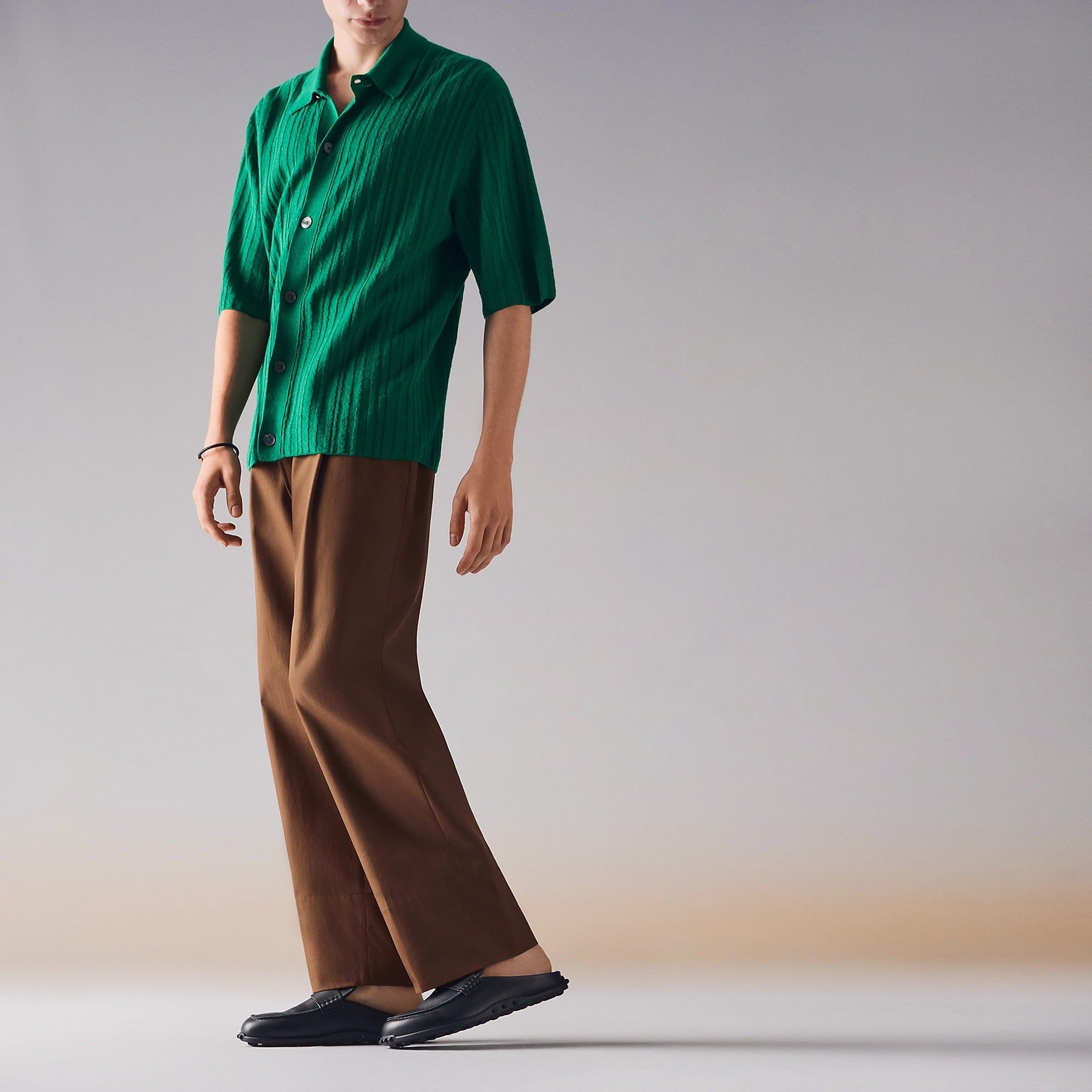  Giày Nam Hermes Mix Mule 'Noir' 