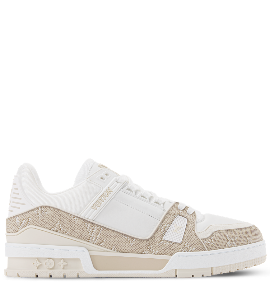  Giày Nam Louis Vuitton LV Trainer 'Beige' 