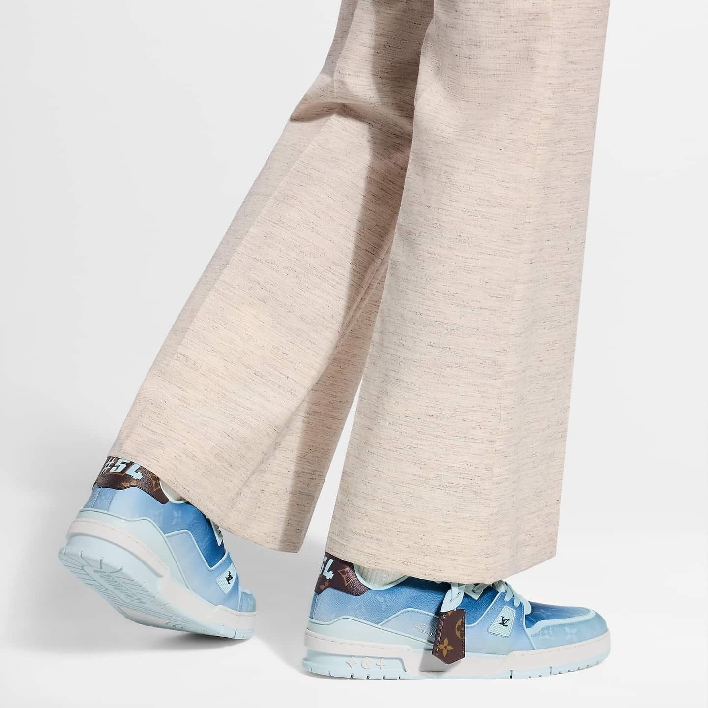  Giày Nam Louis Vuitton LV Trainer 'Blue' 