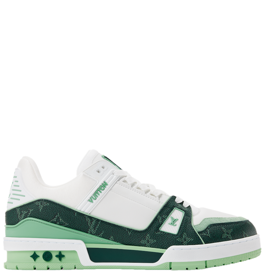  Giày Nam Louis Vuitton LV Trainer 'Green' 