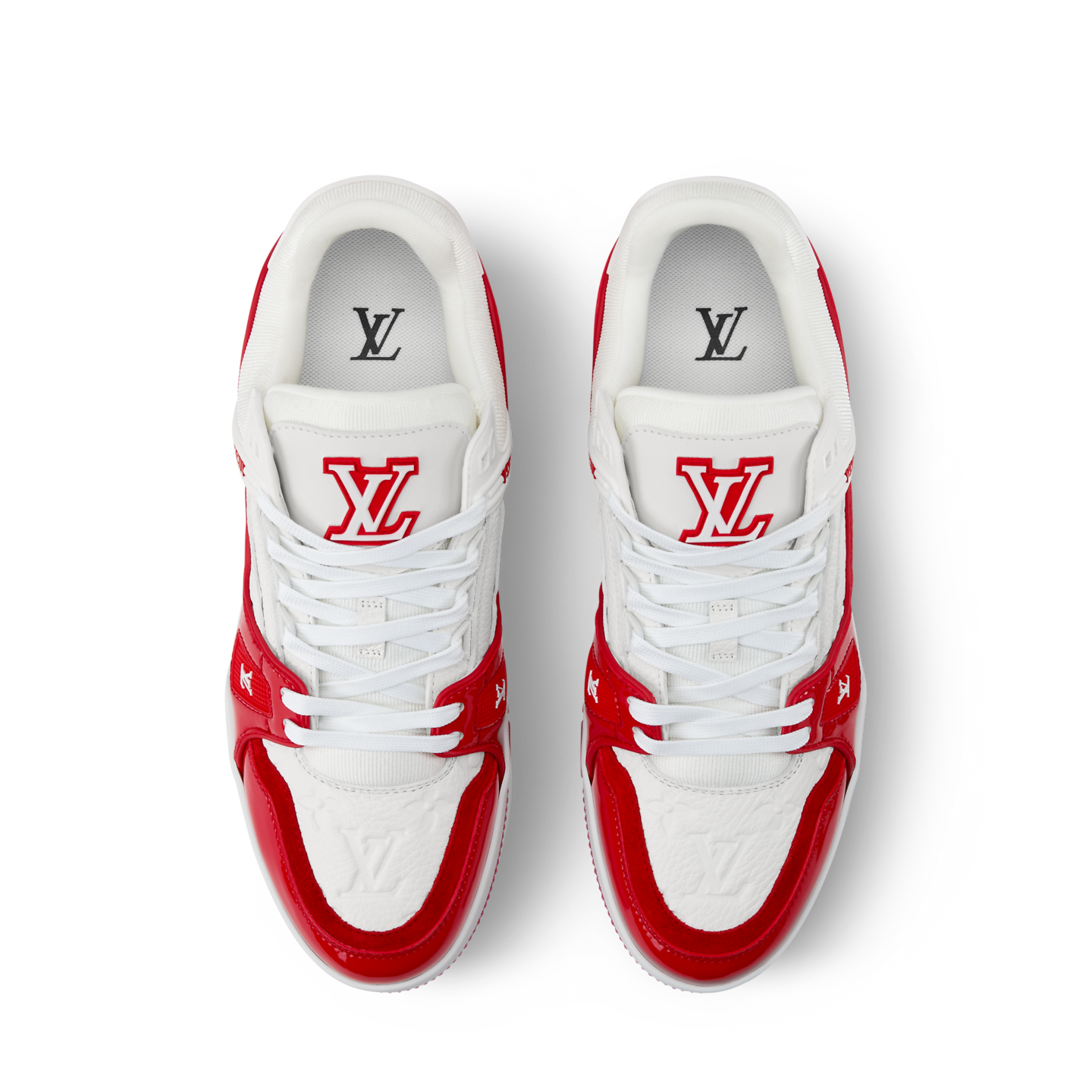  Giày Nam Louis Vuitton LV Trainer 'Red' 