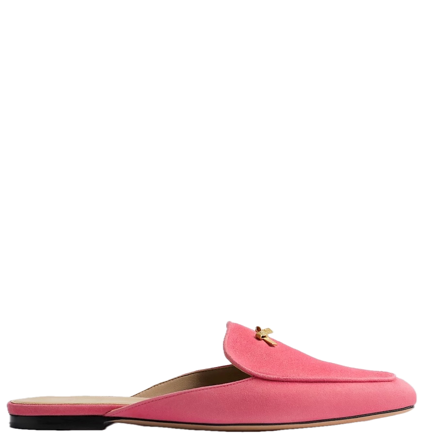  Giày Nữ Dior Baby Bow Mule 'Rose' 