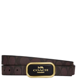  Thắt Lưng Coach Smooth Buckle Belt 'Brown' 