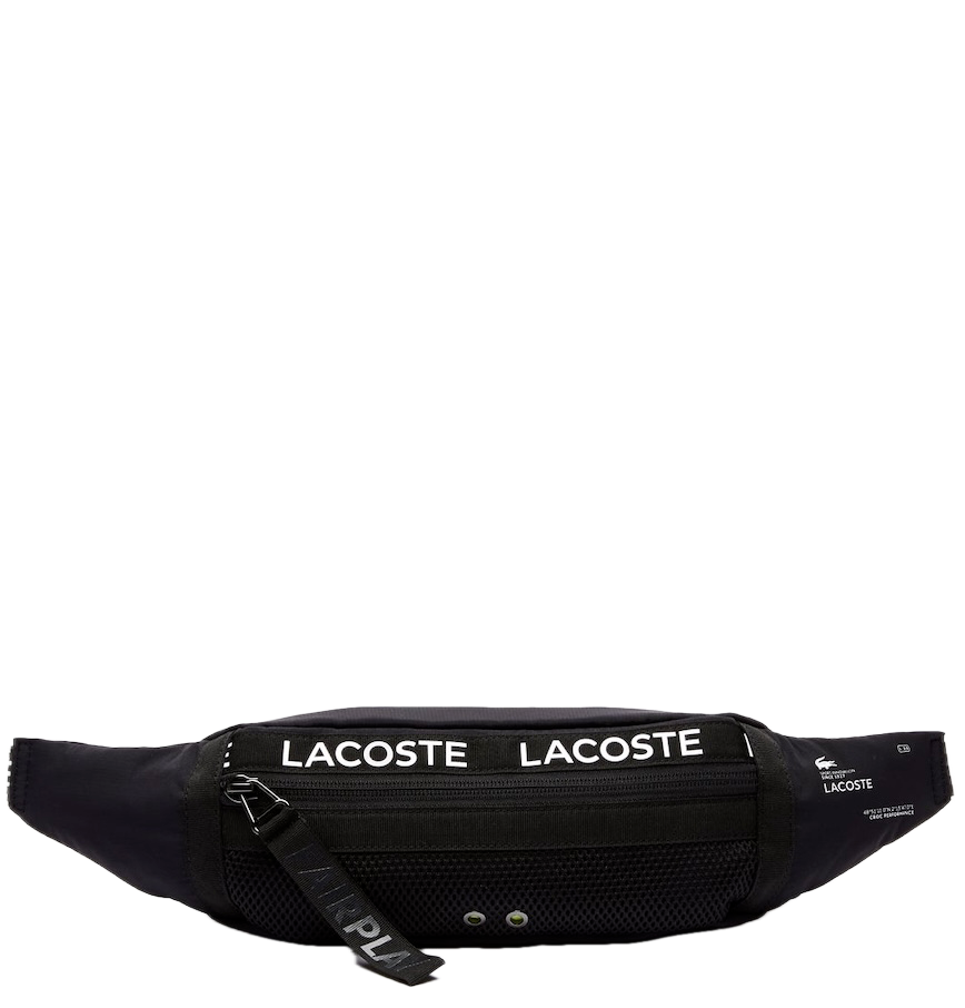 Túi Lacoste Nylon Waist Bag 'Black' 