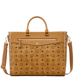  Túi MCM Diamond E/W Tote 'Cognac' 