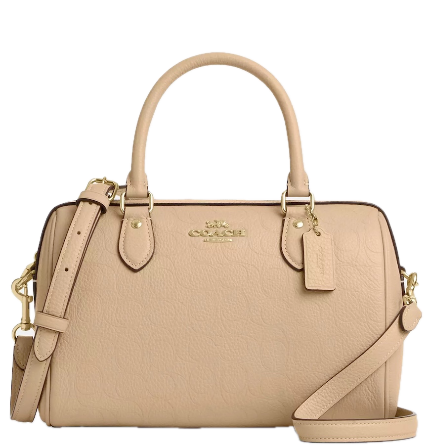  Túi Nữ Coach Rowan Satchel Bag 'Oat' 
