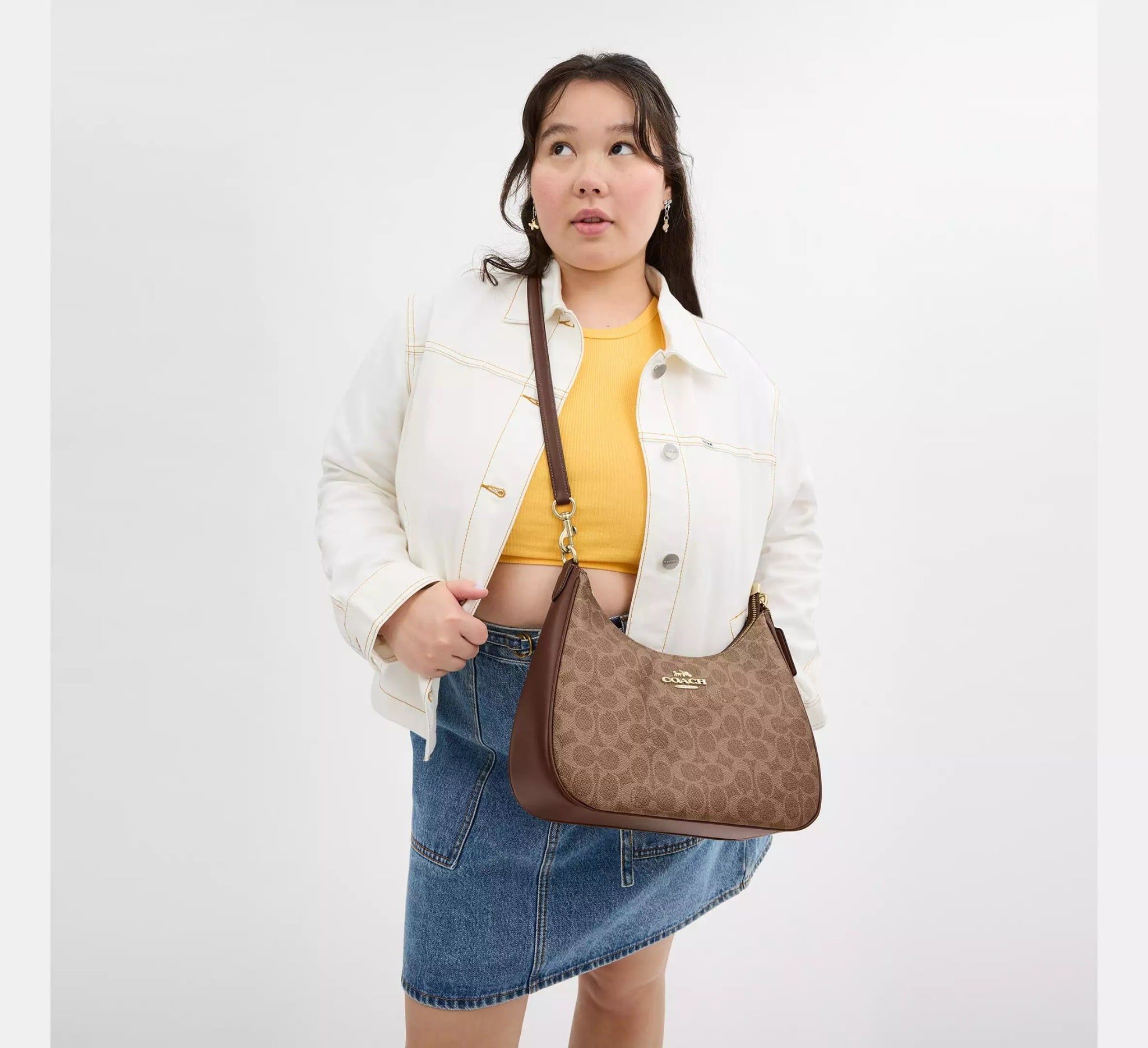  Túi Nữ Coach Teri Hobo Bag 'Brown' 
