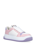  Giày Nữ Gucci Leather Colorblock Pattern Baskets Screener 'Multicolor' 