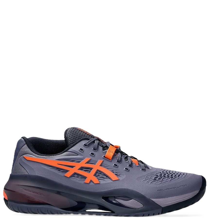  Giày Nam Asics Gel Resolution X Greyish 'Purple Nova Orange' 