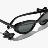  Kính Nữ Chanel Cat Eye Sunglasses 'Black' 