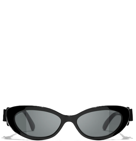  Kính Nữ Chanel Cat Eye Sunglasses 'Black' 