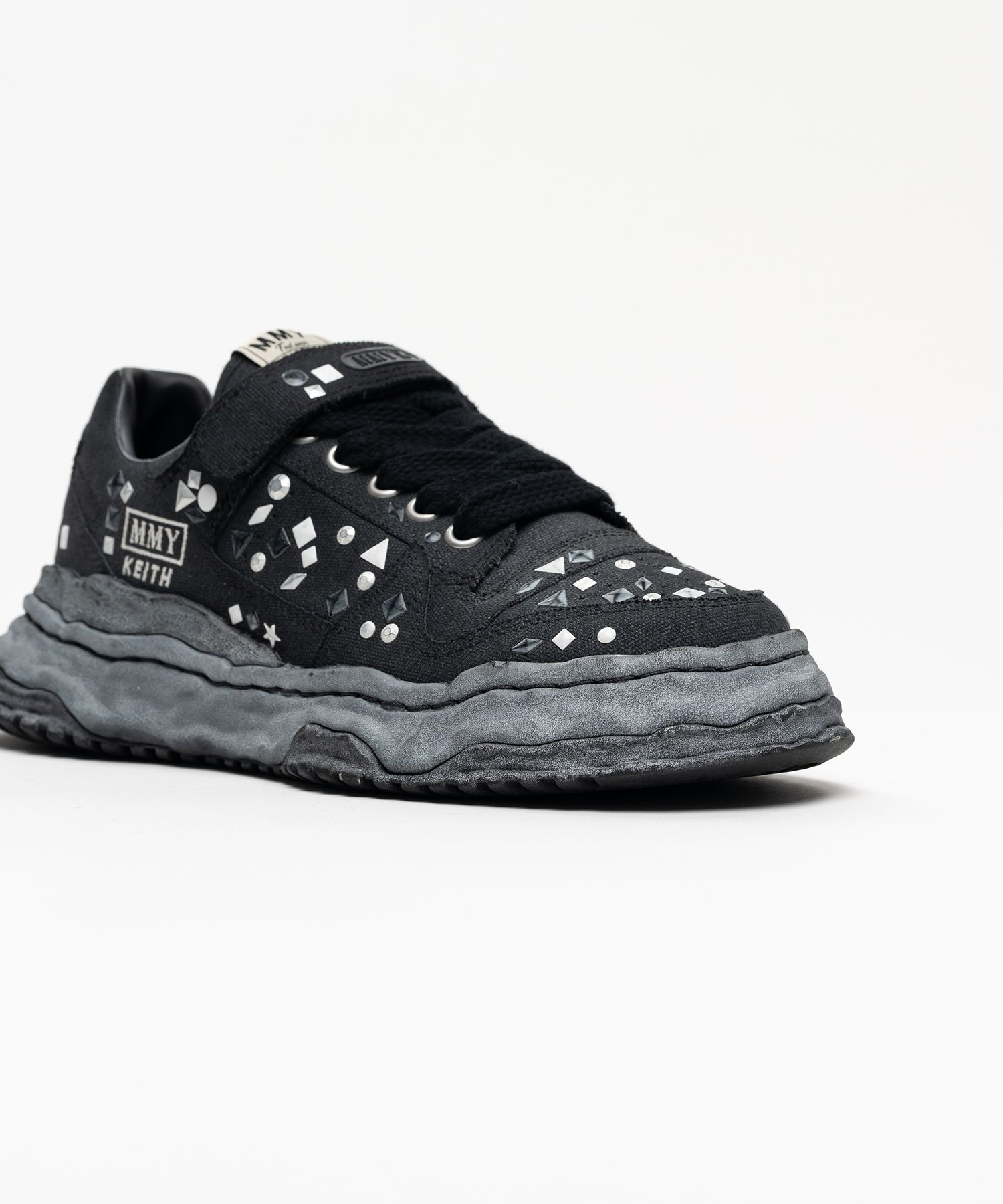  Giày Maison Mihara Yasuhiro Keith OG Sole Embellished 'Black' 