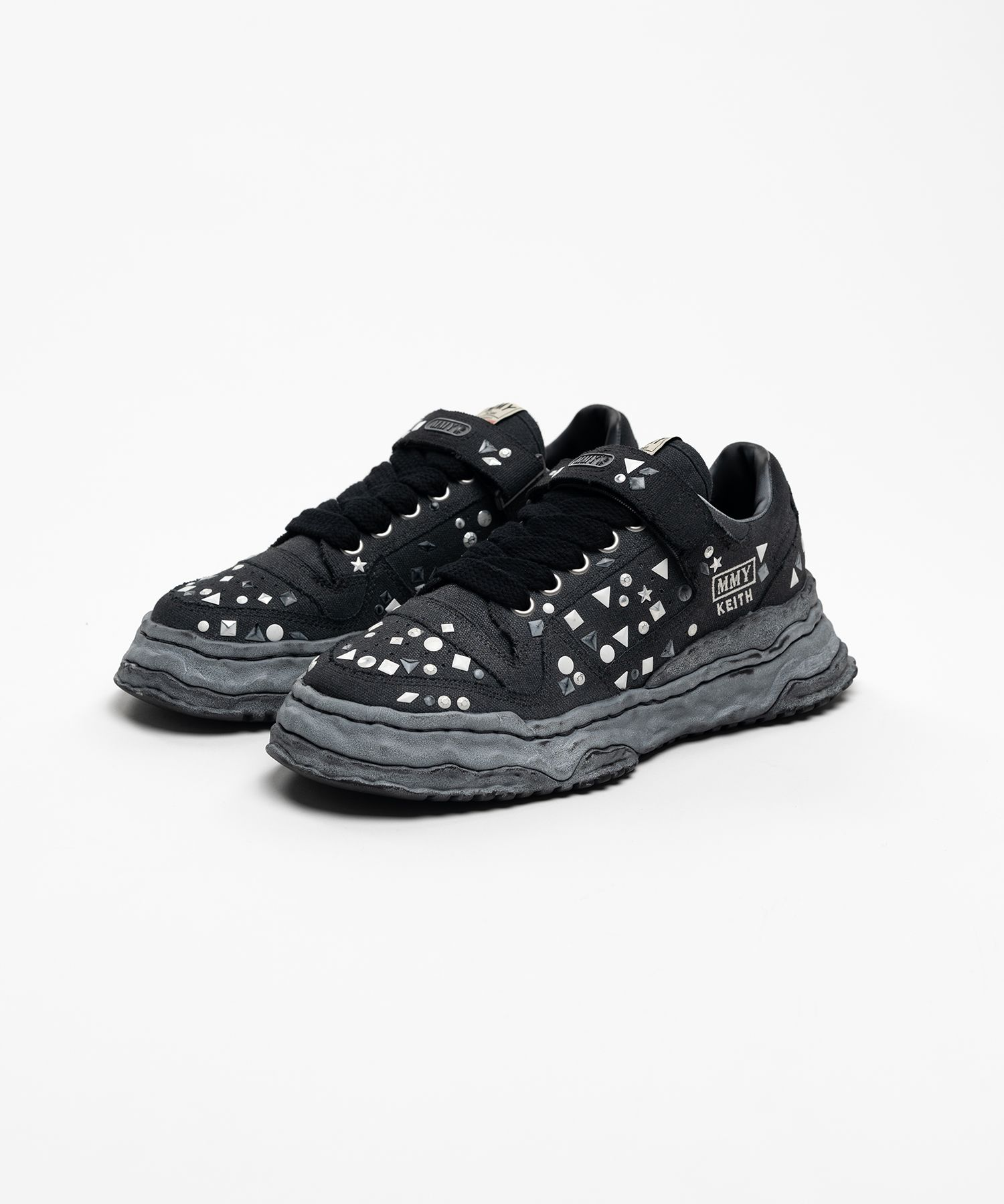  Giày Maison Mihara Yasuhiro Keith OG Sole Embellished 'Black' 