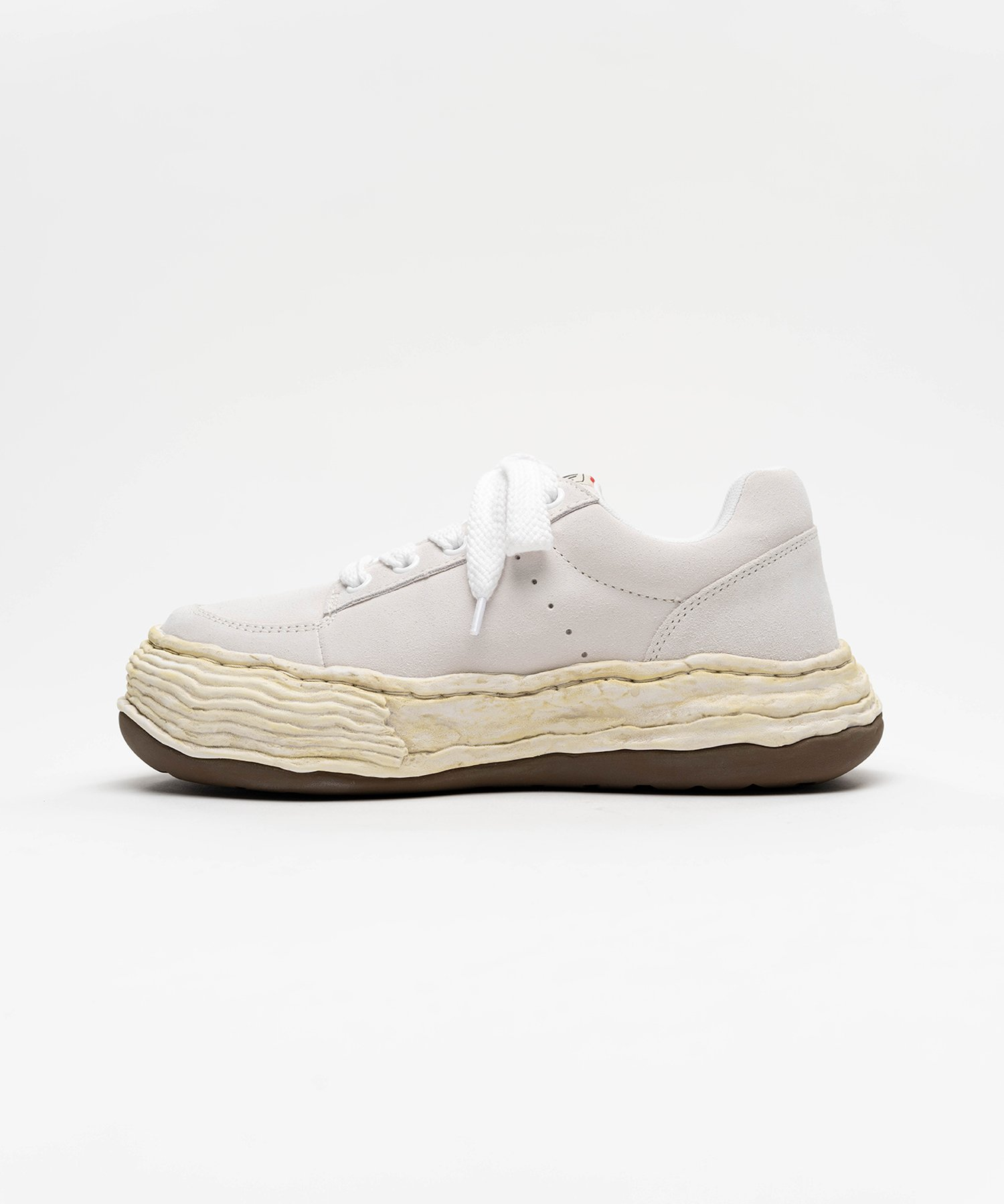  Giày Maison Mihara Yasuhiro Oliver OG Distressed Sole 'White' 