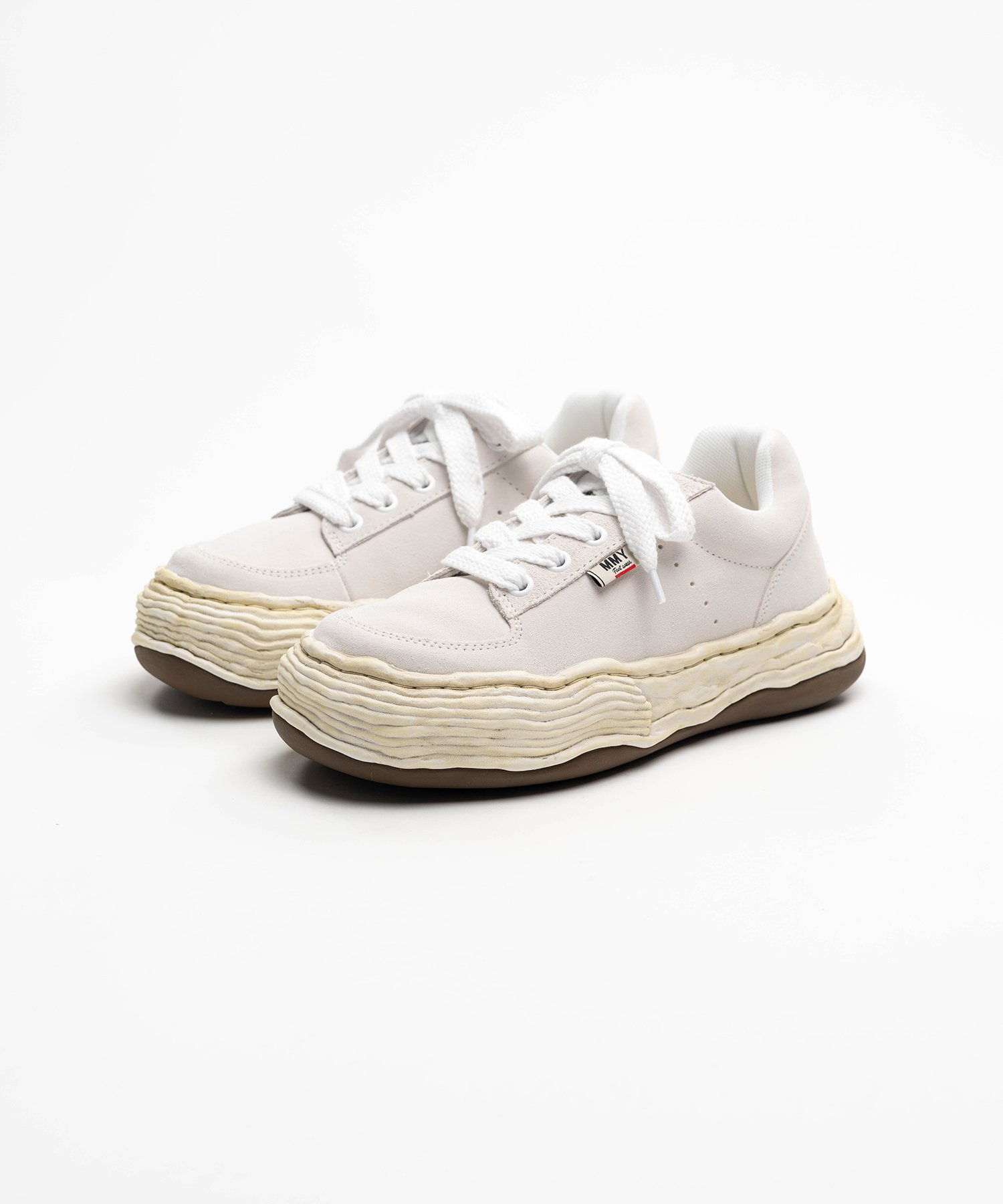 Giày Maison Mihara Yasuhiro Oliver OG Distressed Sole 'White' 