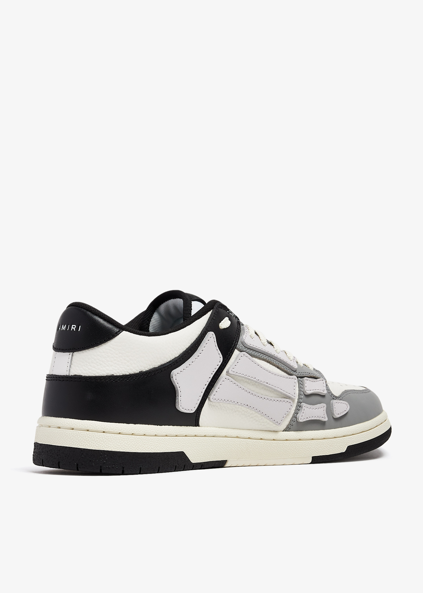  Giày Nam Amiri Chunky Skel Top Low 'Black White Grey' 