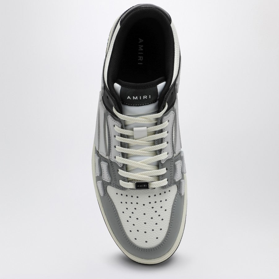  Giày Nam Amiri Chunky Skel Top Low 'Black White Grey' 