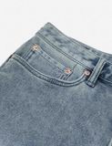  Quần Evisu Artistic Brush Daicock Print Jeans 'Indigo' 