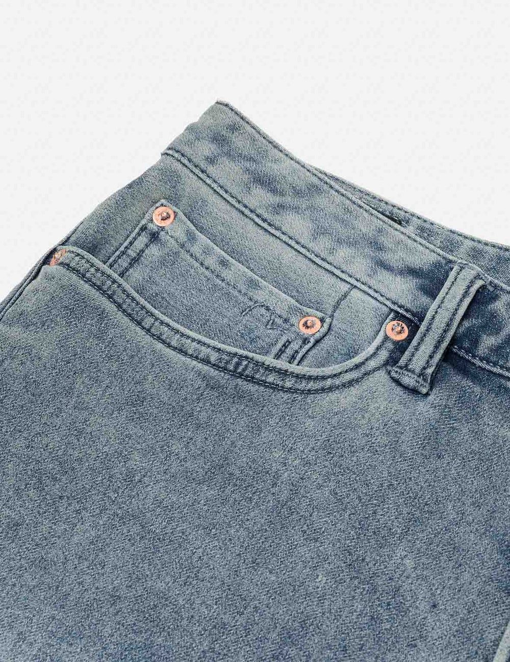  Quần Evisu Artistic Brush Daicock Print Jeans 'Indigo' 