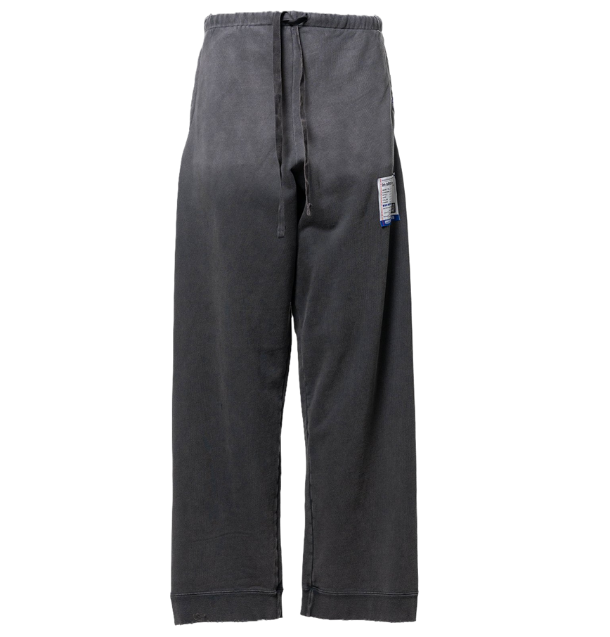  Quần Maison Mihara Yasuhiro Sun Faded Like Distressed Sweat Pants 'Black' 