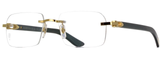  Kính Cartier Eyeglasses 'Black' 