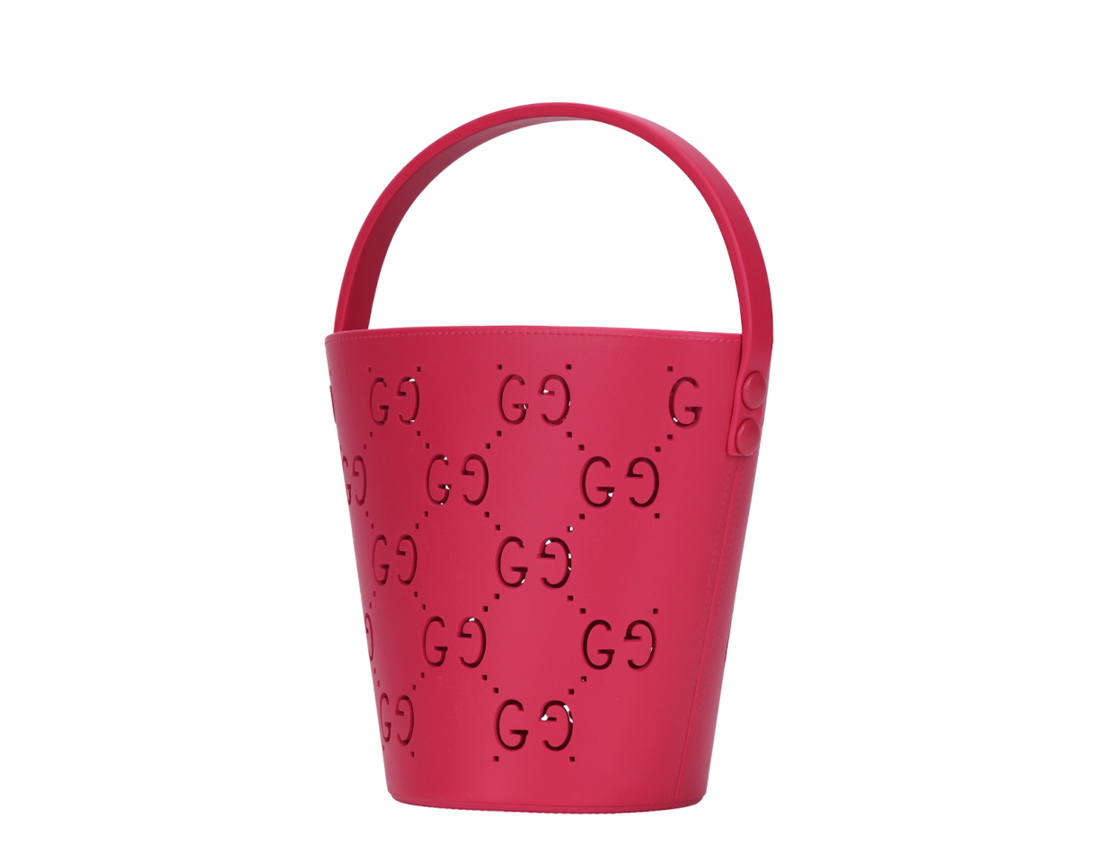  Túi Nữ Gucci Rubber Bucket Bag 'Red' 