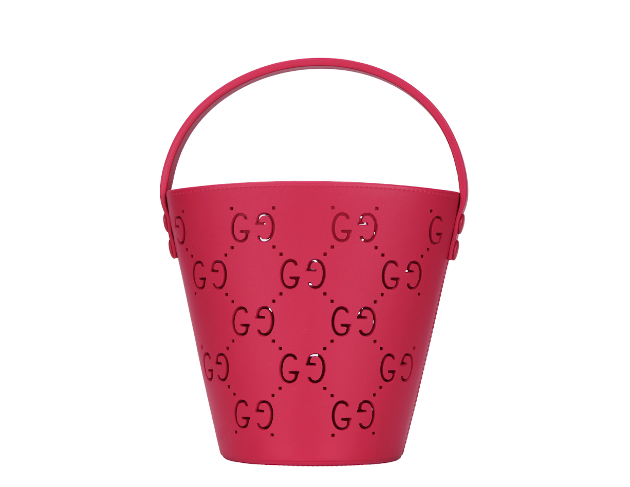  Túi Nữ Gucci Rubber Bucket Bag 'Red' 