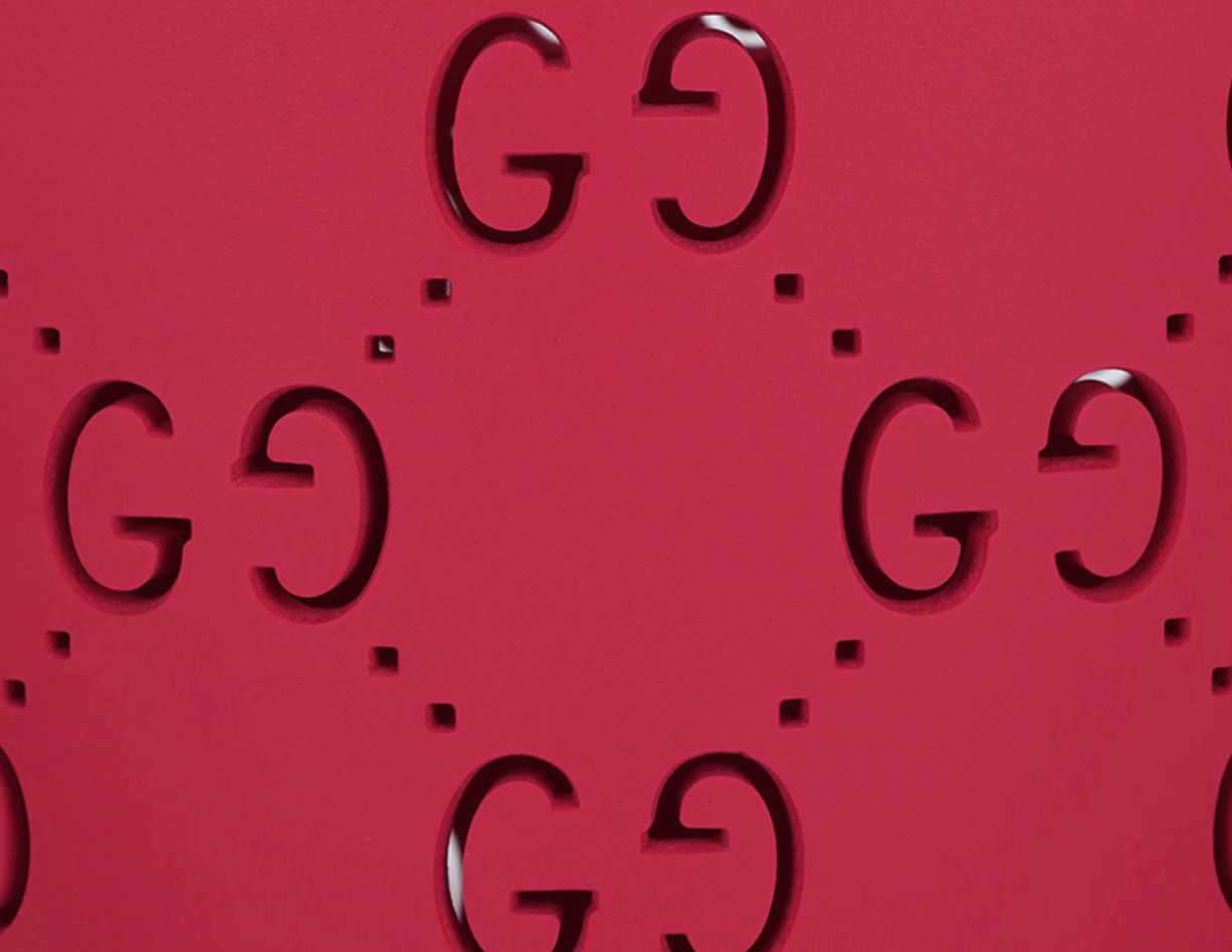  Túi Nữ Gucci Rubber Bucket Bag 'Red' 