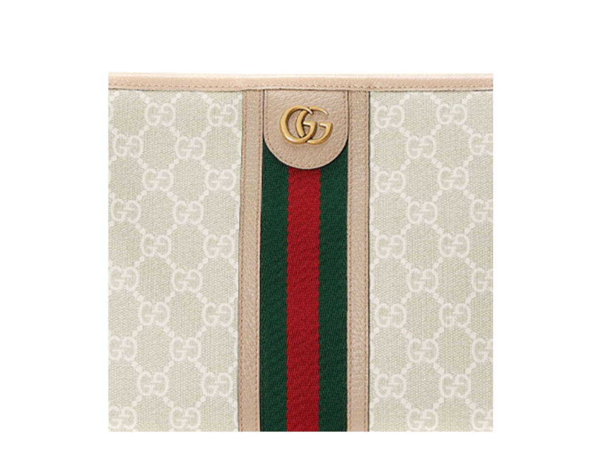  Túi Gucci Ophidia Monogram Clutch 'Beige' 